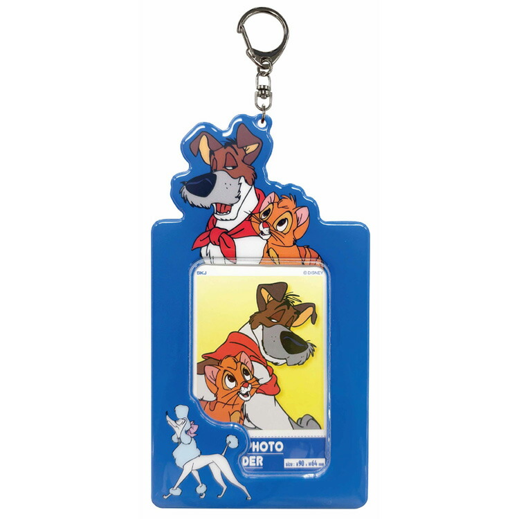 オリバーニューヨーク子猫ものがたり 18395 インスタントフォトキーホルダー オリバー&ドジャー 推し活グッズDisney ディズニー画像