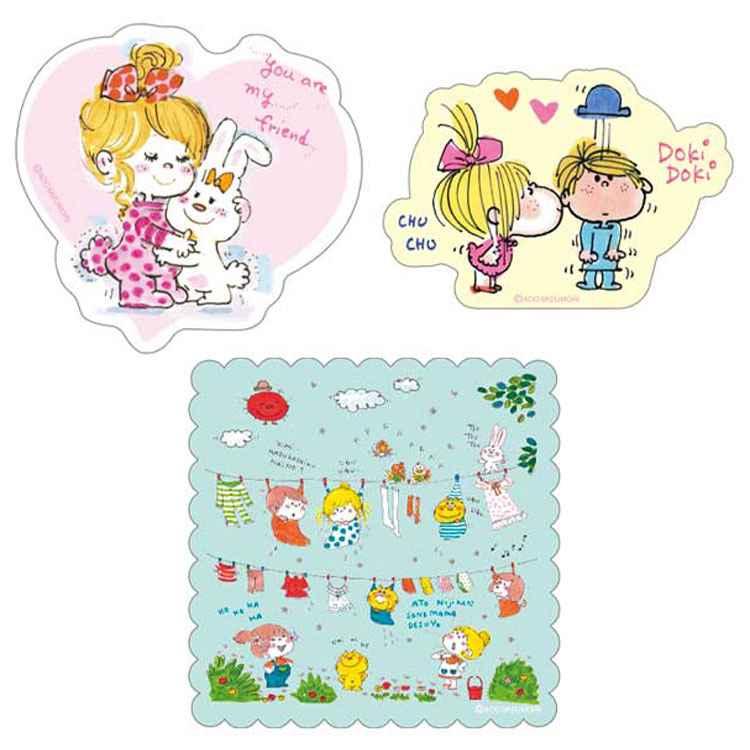 楽天市場】水森亜土 48 レターパッド ピンク 405603 Ado Mizumori 亜土