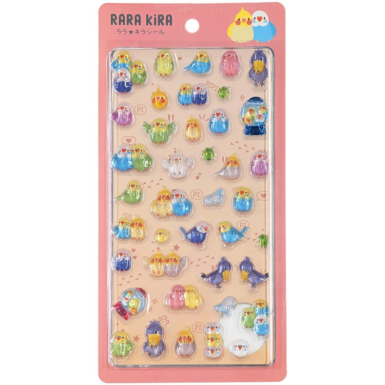 9種セット RARA KiRA ララ☆キラシール ぷっくり立体シール 柴犬 ネコ