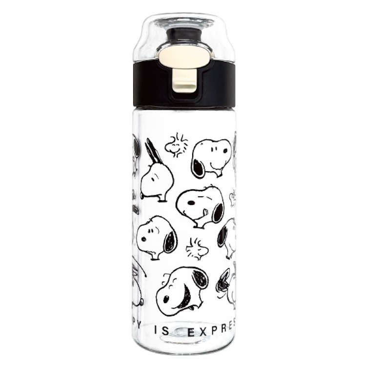【楽天市場】スヌーピー 冷凍できるクリアボトル500mL おちゃめ 水筒 マイボトル 凍らせる ワンプッシュ飲み口 299405 ...