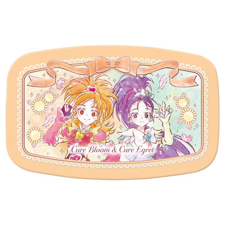ふたりはプリキュアSplash Star レリーフチョコ缶 A.キュアブルーム&キュアイーグレット 061928 お菓子ギフト ホワイトデー おかし 株式会社ハート画像
