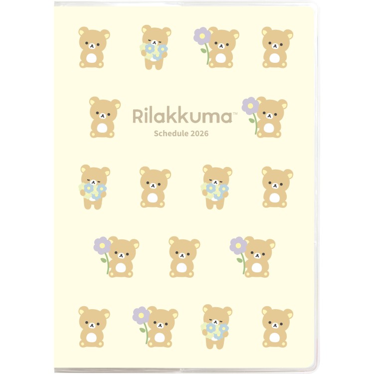 リラックマ⑥ 楽天市場】リラックマ 手帳 2026年スケジュール帳 糸とじB6