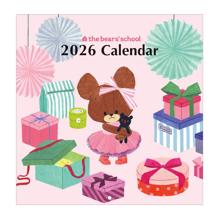 楽天市場】くまのがっこう 手帳 2026年 スケジュール帳 2025年10月