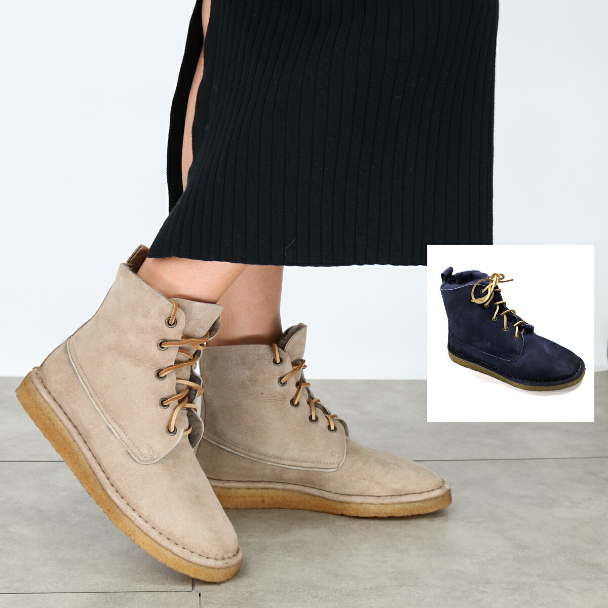 楽天市場】プントピグロ/PUNTO PIGRO レザーシープスキン5ホールブーツ