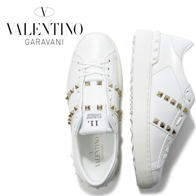 VALENTINO ガラヴァーニ クロシェ ファブリック スニーカー 