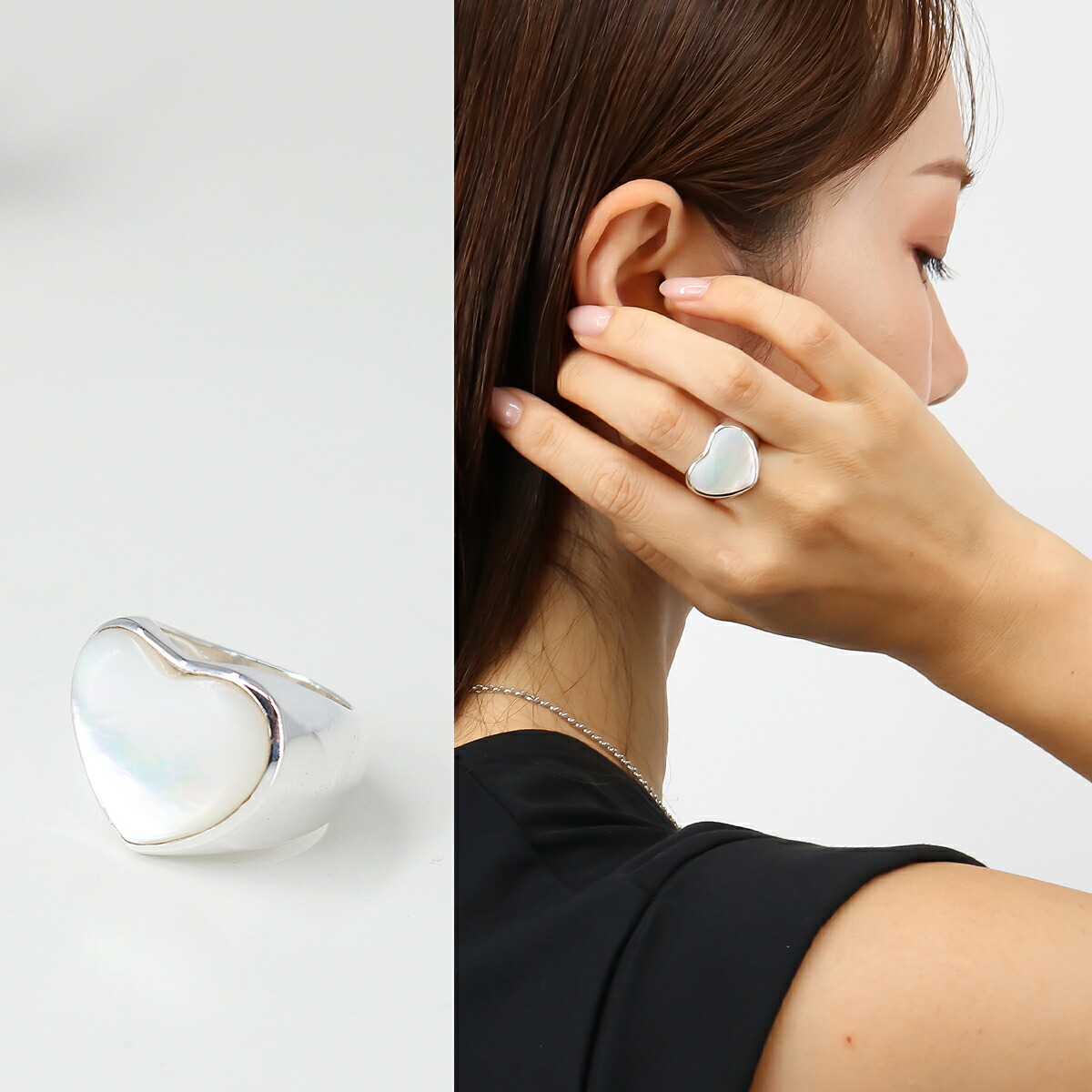 ■ANNIKA INEZ ストーンリング Rolling Stone Ring R168 SILVER アニカイネズ ANNIKA INEZ ANNIKA INEZ リング Rolling Stone