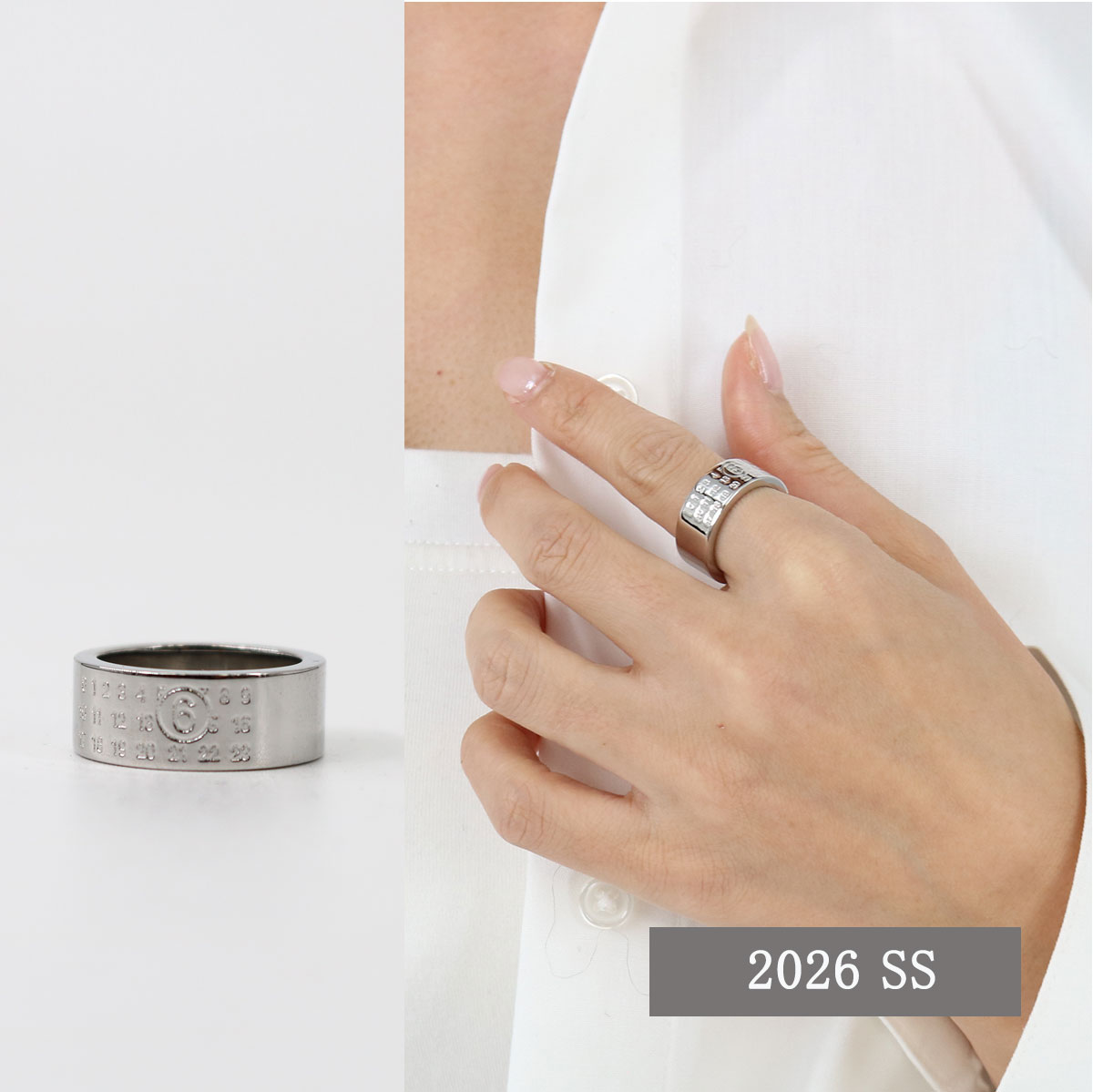 楽天市場】MM6 エムエムシックス メゾンマルジェラ リング SM6UQ0052