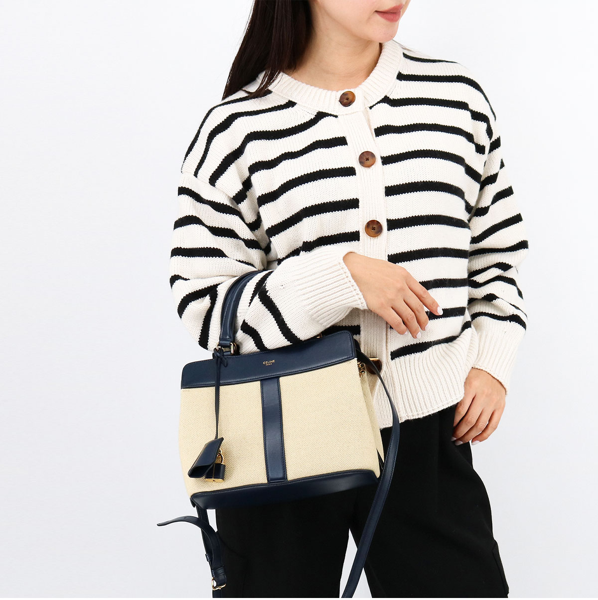 楽天市場】CELINE セリーヌ ハンドバッグ Medium Ava Triomphe