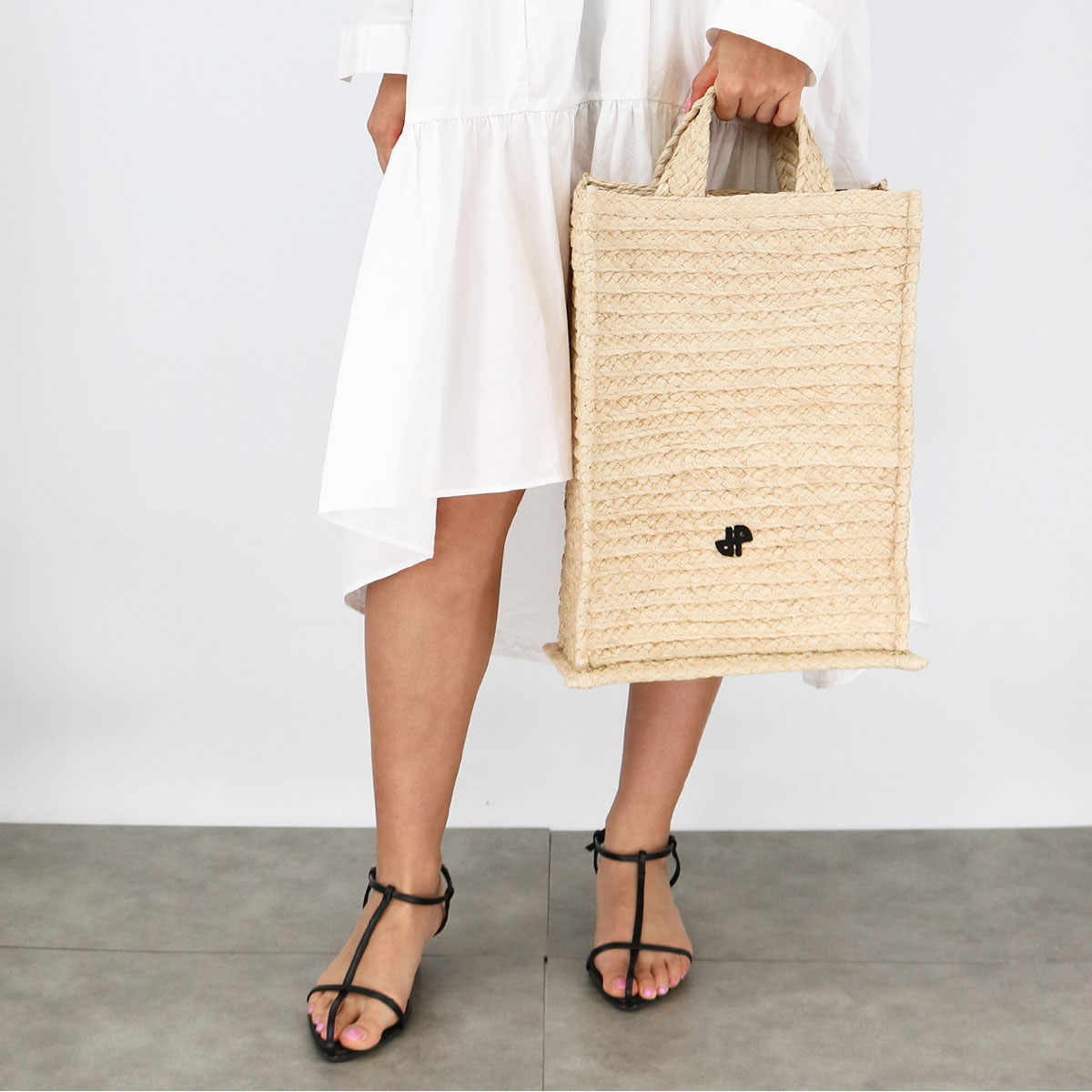 楽天市場】PATOU パトゥ AC0620140102V ラフィアトートバッグ かご