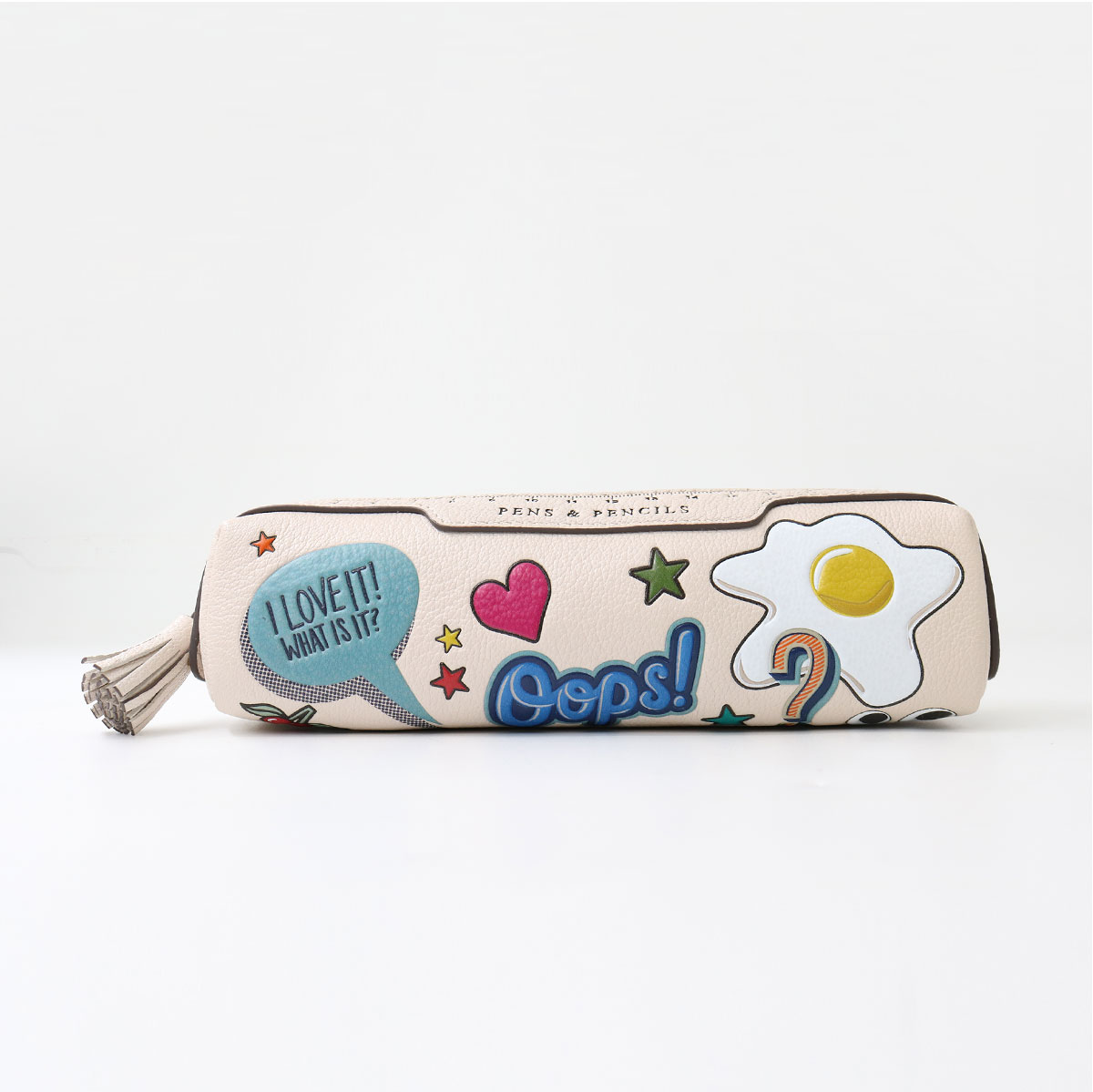 デカい！新品未使用LONDON本店購入アニヤハインドマーチスマイリー革ステッカー 新品未使用】ロンドン購入 アニヤハインドマーチ スマイリー革