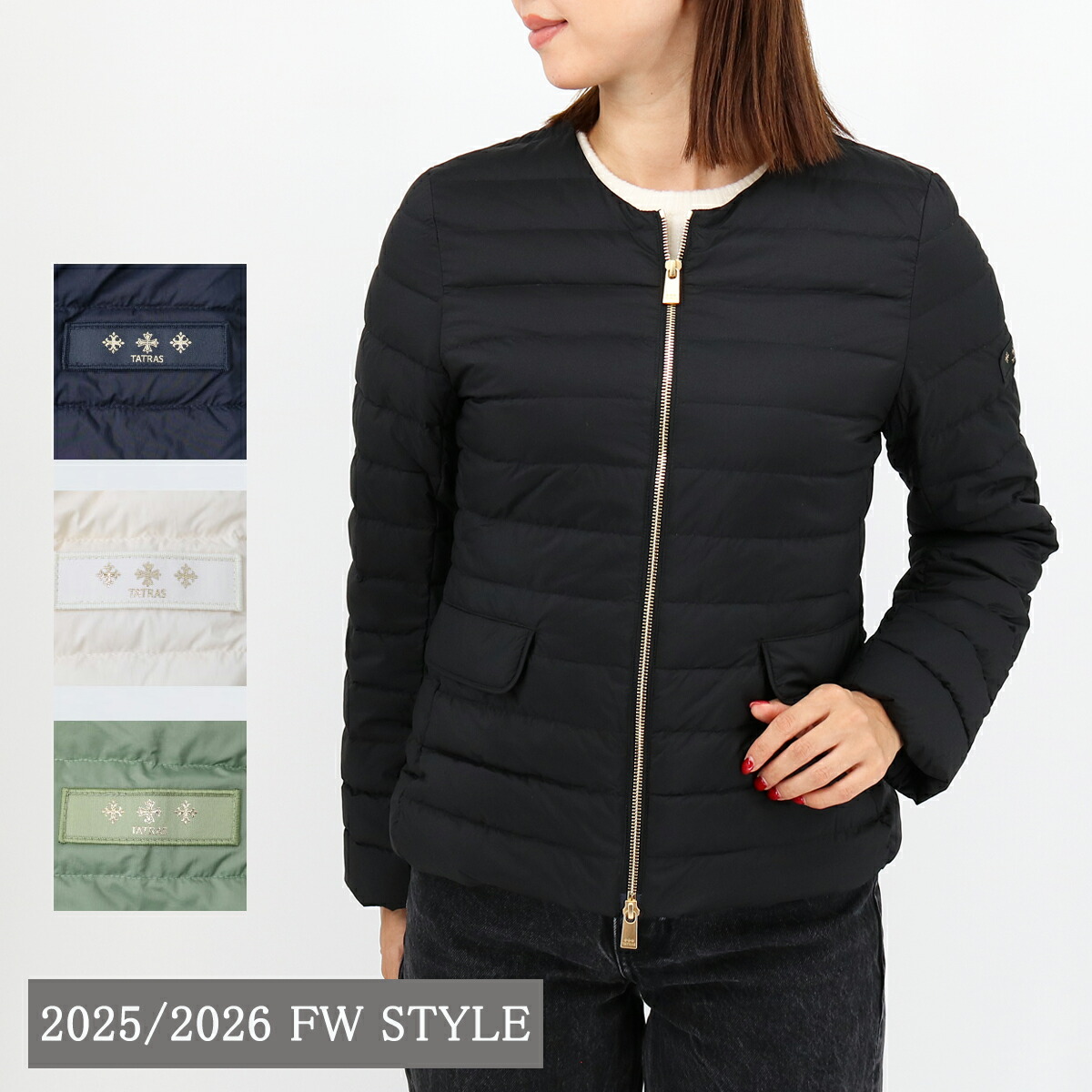 楽天市場】【正規品】TATRAS タトラス レディース ノーカラー ダウン