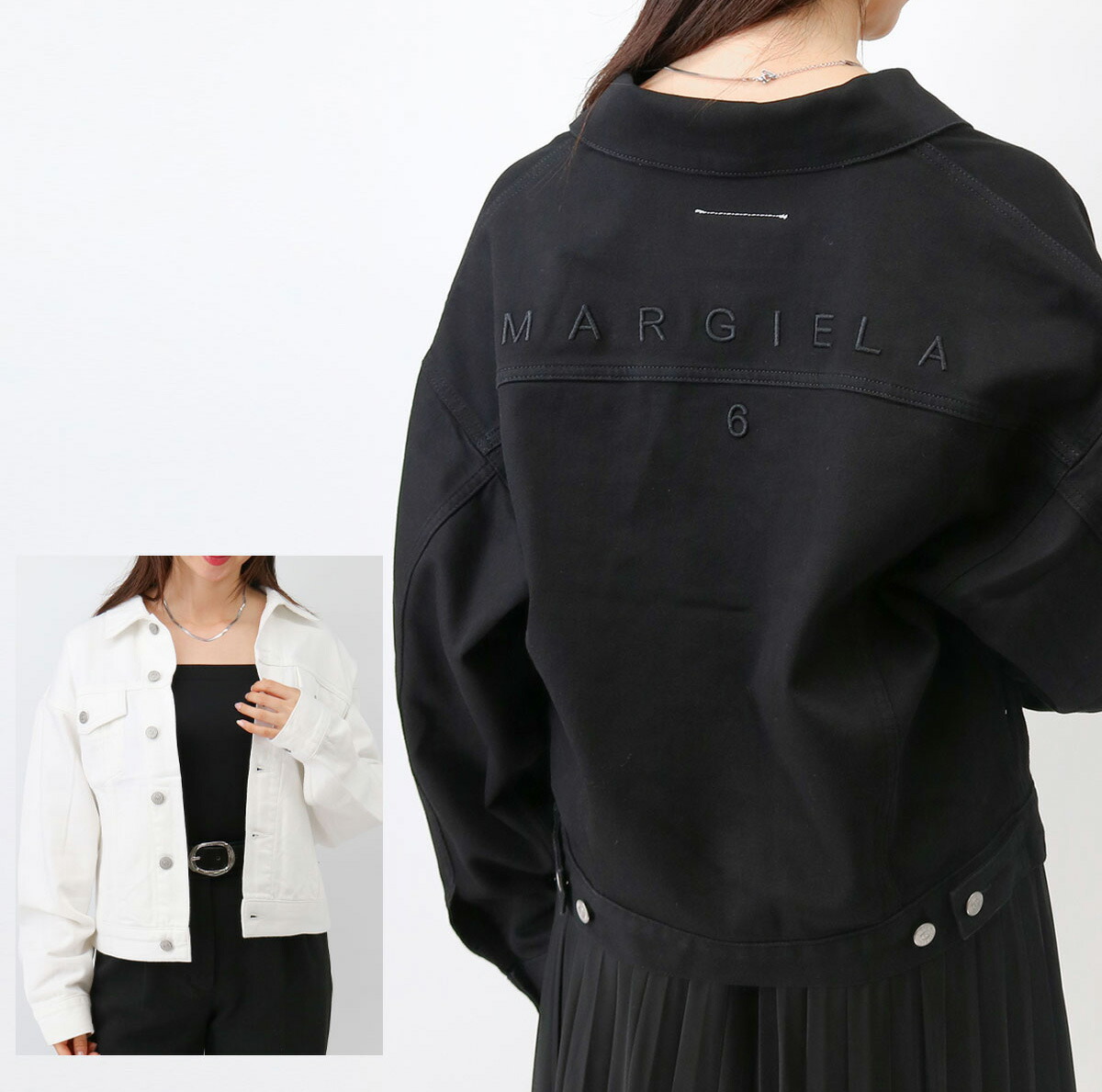 MM6 MAISON MARGIELA ボア デニムコート マルジェラ MM6 MAISON MARGIELA ボア デニムコート マルジェラ MM6 Maison