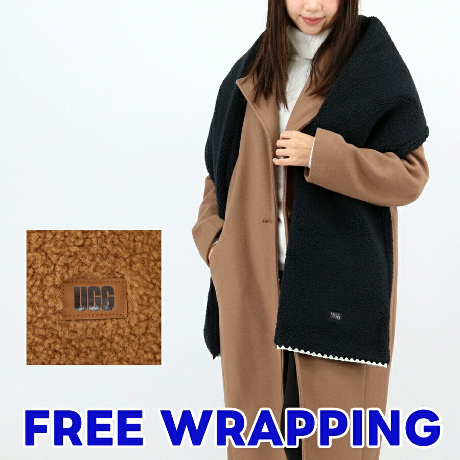 楽天市場】UGG アグ W OBLONG FAUX FUR SCARF マフラー フェイクファー