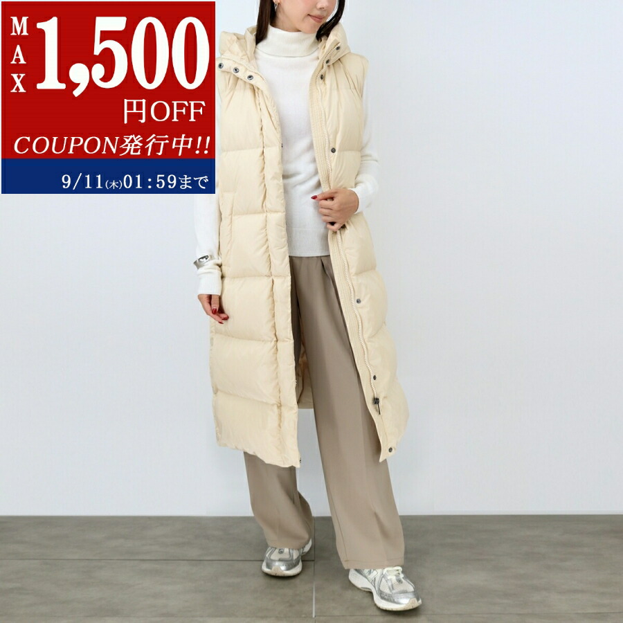S MaxMara ベージュ ロングダウンベスト リバーシブル ジレ 楽天市場】S MAX MARA The Cube エス マックスマーラ ザ