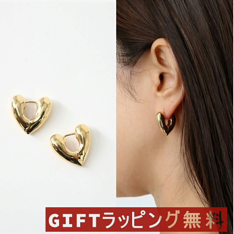 楽天市場】ANNIKA INEZ アニカイネズ ピアス 両耳 Heart Hoops Lrg