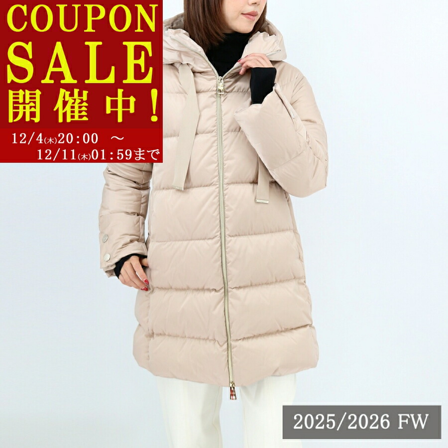 楽天市場】送料無料 HERNO ヘルノ フーデッドコート 裾フリル 袖フリル