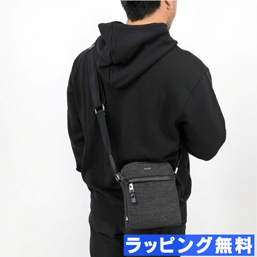 楽天市場】ヒューゴボス レポーターバッグ エンボスロゴ ショルダー