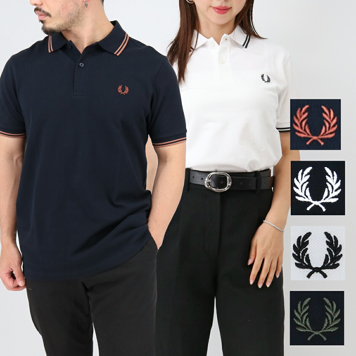 新品　FRED PERRY Mサイズ ポロシャツ V56 10081232_4.jpg