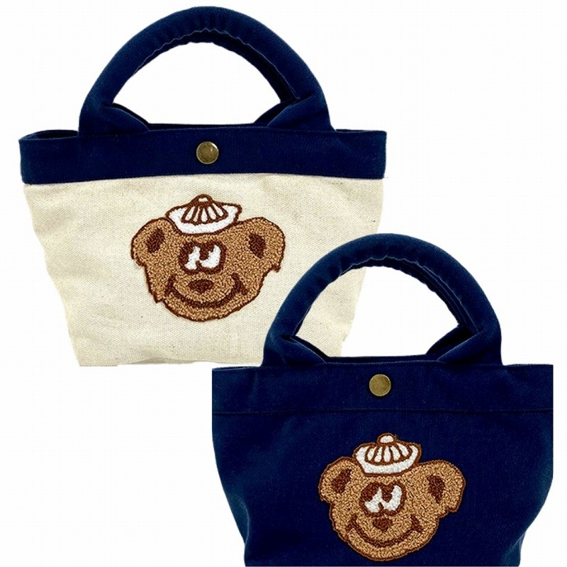 BEAR ベア ミニトート - ネイビー main image 1