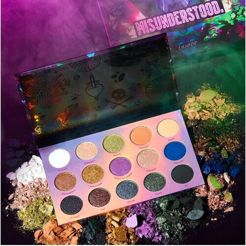 楽天市場 カラーポップ Colourpop X Disney ディズニー Misunderstood アイシャドウパレット 15色 Laurette