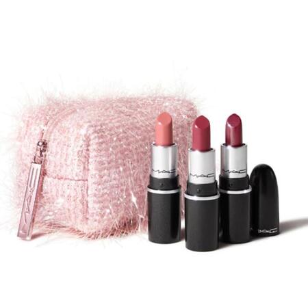 楽天市場 訳ありセール ホリデー限定 Mac マック Fireworked Like A Charm Mini Lipstick Kit ミニリップ 3本セット 外箱ダメージ Laurette