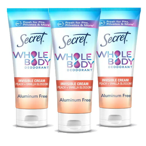 楽天市場】3本セット シークレット【全身用】【無香料】 デオドラント