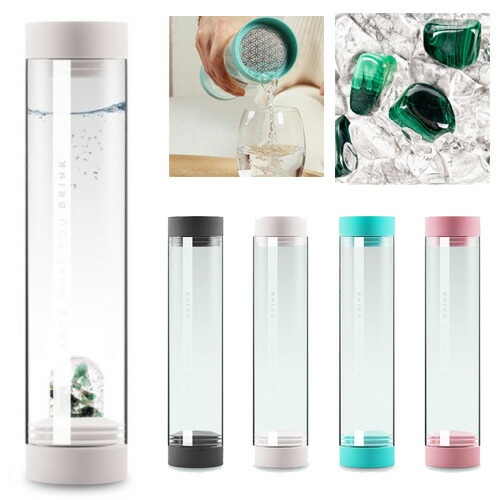 ヴィタジュエル 【SANA 活動力】そのまま注げる！ 卓上 デカンター ハラフェ 選べる色合い 4色 VITAJUWEL SANA CRYSTAL WATER CARAFE