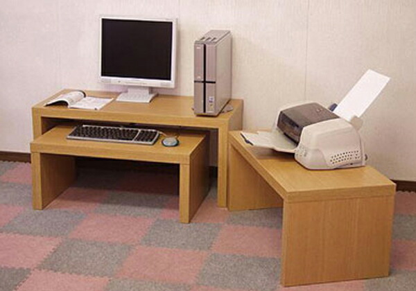 Lavender House Computer Desk Roderick Printer Units Nest Table