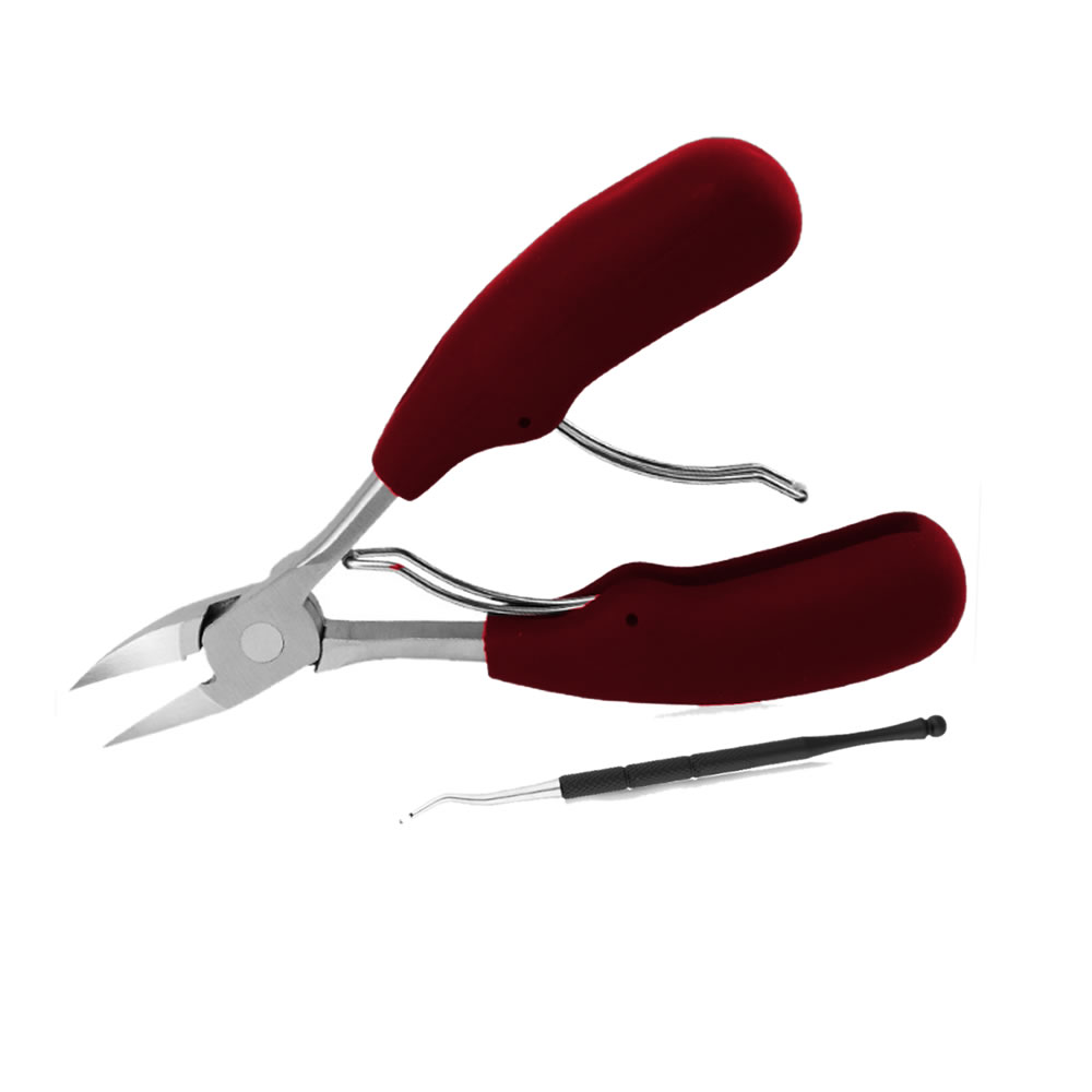 楽天市場 ニッパー爪切り レッド つめきり ネイルニッパー 巻き爪 足用 変形爪 陥入爪 分厚い爪 爪水虫 硬い爪 深爪 爪周炎 爪白癬等 Tunipapa Lavett
