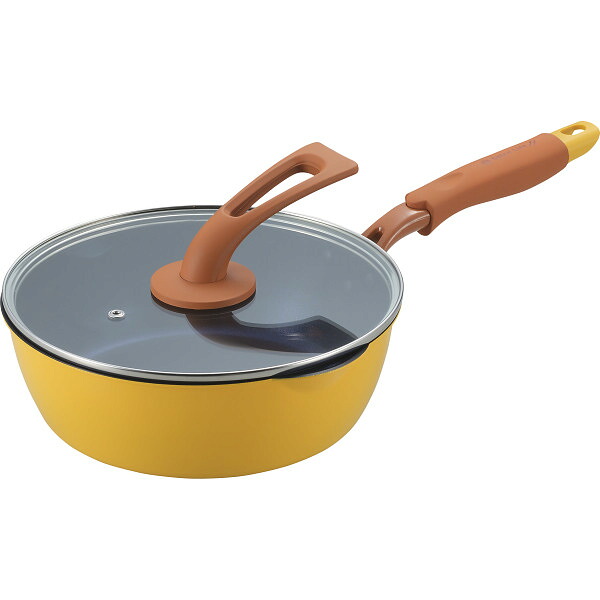【 母の日 ギフト 送料無料 】 一条もんこのカレーパン ガラス蓋付 ２４ｃｍ オールインワン 電磁調理器対応 ガスコンロ フライパン スムーズ カレー 調理