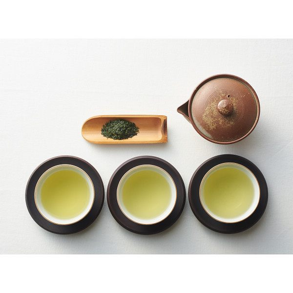 最高位十段監修 銘茶ギフト 玉露 深むし茶 煎茶 雁ヶ音 銘茶詰合 送料無料