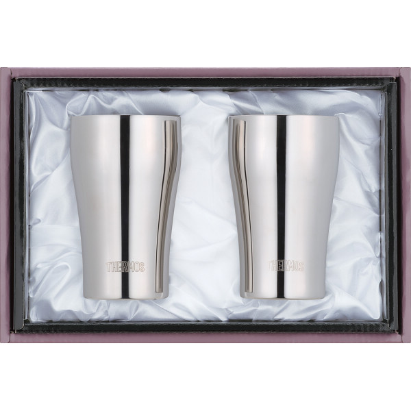 【 送料無料 最新 春ギフト 】 THERMOS 真空断熱タンブラーセット タンブラー ステンレス 真空二重構造 フリーグラス カップ コーヒー 紅茶 お冷 フリーカップ マルチ 酒器 カップ 冷酒 ぐいのみ ジョッキ ビール ハイボール 日本酒 ウイスキー ロック ワイン