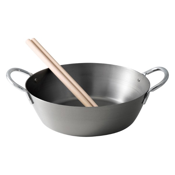 【 母の日 ギフト 送料無料 】 和平フレイズ dancyu 鉄 天ぷら鍋 26cm ダンチュウ DA-32（粉箸付）