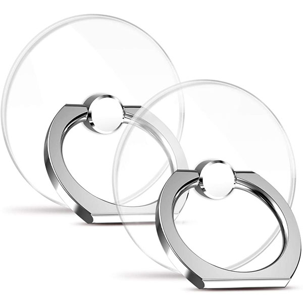 楽天市場 スマホ ホールドリング 透明 2個セット 落下防止 360 回転 片手操作 スタンド機能 Shop Delicious 楽天市場店