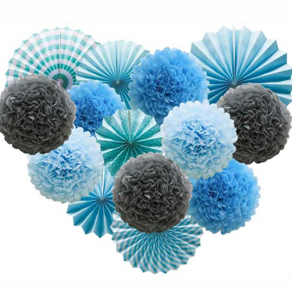 ペーパーファン 飾り 飾りつけ バースデー 結婚式 お祝い お花紙 装飾 パーティー 誕生日 お花 飾り付け 花 お正月