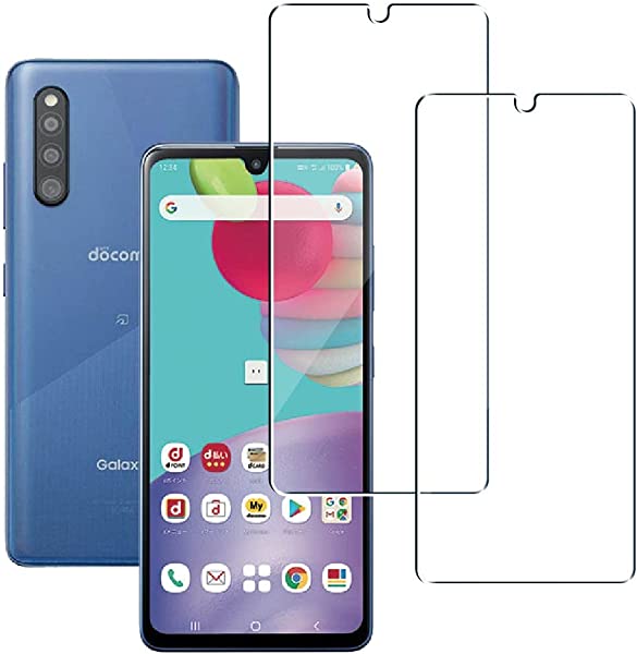 【2枚セット】 Galaxy A41 SC-41A SCV48 フィルム GalaxyA41 SC41A SCV 48 ガラスフィルム 強化ガラス 液晶 保護フィルム 業界最高硬度9H 防指紋 貼り付け簡単 気泡なし 極薄 送料無料