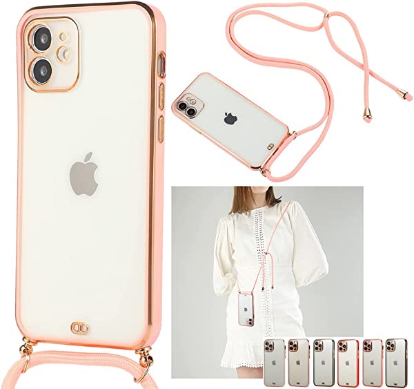 iPhone 13ケース シリコン スマホカバー ショルダー付き クリア 3ms-b0b7wqwv8k_1.jpg