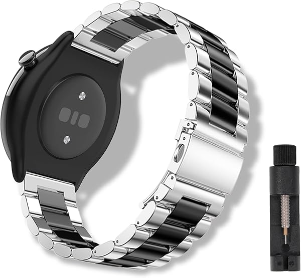 Cinturino In Vera Pelle 20mm Per Amazfit Active/GTR Mini/GTS 4 - Bianco - 3