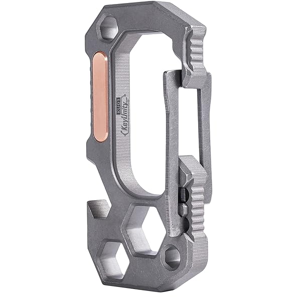 EDCマルチツール チタン メンズ カラビナキーホルダー 手動式ドライバー 4in1工具 edcツール 軍用チタン合金製 戦術ツール 真鍮の装飾 軽量 防錆 キャンプ / アウトドア用 ギフト (重さ54g) (0) 18,142円