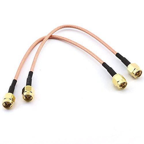 RG316 同軸 ケーブル 両端SMA ケーブル SMA オスオス ケーブル 超低損失 テフロン SMA-P (オス) -SMA-P (オス) 高周波同軸ケーブル オス メス SMA-P アマチュア無線 無線機アンテナ レシーバー アンプなど用 (20CM) 送料無料