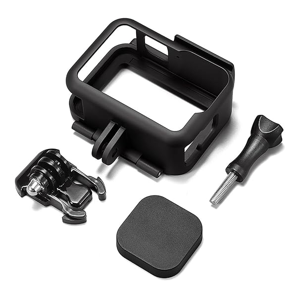 GoPro HERO 9 / 10 / 11 / 12 対応 保護フレーム フレームマウント 保護用ケース スポーツカメラアクセサリー GoPro HERO 12 用 保護カバー (レンズカバー付き)