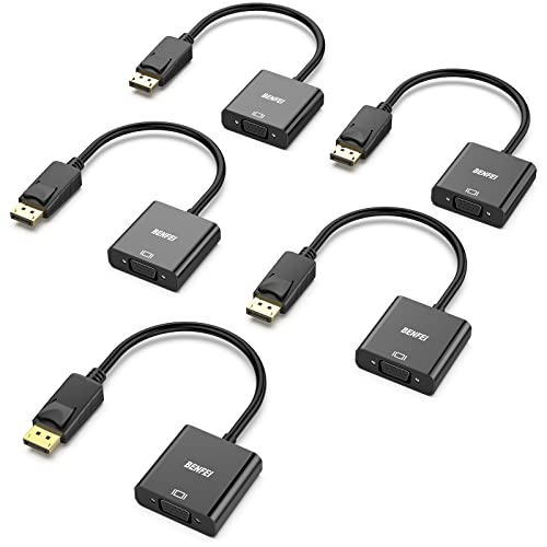 HDMI VGA D-SUB 変換ケーブル hdmi 変換 (オスからメス 逆方向に非対応) 1080pフルHD コンピューター デスクトップ ノートパソコン PC モニター プロジェクター HDTV Chromebook Raspberry Pi Rokuなどに ブラック(低電圧HDMIを除く)