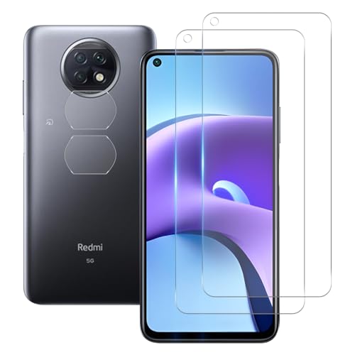 Redmi Note 9T 5G ガラスフィルム Xiaomi Redmi Note9T 5G フィルム (2枚) +レンズ保護フィルム (2枚) レッドミー ノート 9T 強化ガラス ラウンドエッジ加工 2.5D 薄型 0.26mm 表面硬9H 耐衝撃 飛散防止 撥油性 疎水性 指紋防止 高感度 自動吸着 気泡ゼロ ...