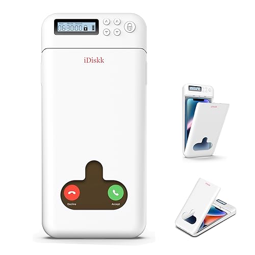 タイムロッキングコンテナ 脱スマホ依存 デジタルデトックス タイムスマホロックボックス スマートフォン用 禁欲ボックス ゲーム中毒対策 フィットネス セルフコントロール 健康管理 USB充電式 長い連続使用時間 時間を自由に設定 携帯便利 禁煙 スマホやゲー...