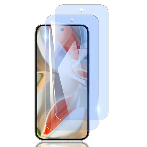 Google Pixel 10 PRO XL ガラスフィルム ブルーライトカット Google Pixel 9 pro xl フィルム グーグルピクセル 10 プロ XL 保護フィルム 強化ガラス ブルーライトカット 2枚 貼り付け簡単 / 2.5Dラウンドエッジ加工 / 指紋防止