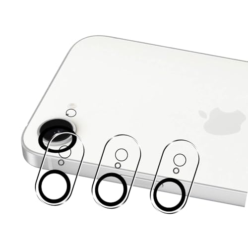 iPhone 16E カメラフィルム アイフォン 16E プラス カメラ保護フィルム さらさら iPhone16e 強化ガラス iPhone16e レンズフィルム レンズ 保護カバー ガラス カメラカバー 全面保護 高硬度9H 指紋防止 気泡防止 飛散防止 自動吸着 高透過率 貼り付け簡単 [3枚...
