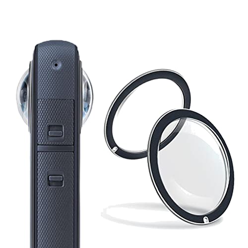 【2枚入り】 Insta360 ONE X2 粘着式レンズ保護フィルム ONE X2 3D レンズ保護フィルム / キズ防止 / 高透過率 Insta360 ONE X2 保護フィルム