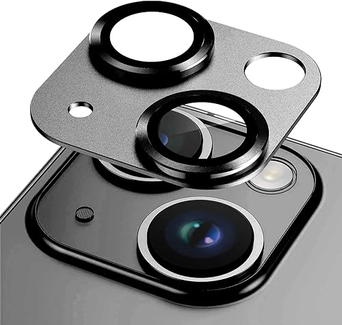 iPhone 15 / iphone 15plus カメラフィルム アルミ合金製+AR高透過率強化ガラスレンズカバー 0.25mm超薄 一体型レンズ保護フィルム アイフォン15 / 15plus用カメラ保護フィルム 2眼 レンズ保護ケース 防爆裂 ・耐衝撃・スクラッチ防止・露出オーバー防止・ケ...