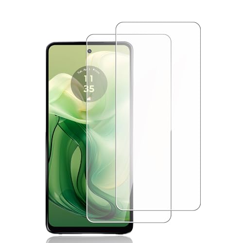 【2枚セット】 Moto G24 ガラスフィルム ケースに干渉しない 硬度9H 耐衝撃 高透過率 指紋防止 貼り付け簡単 自動吸着 気泡ゼロ Motorola Moto G24 保護フィルム