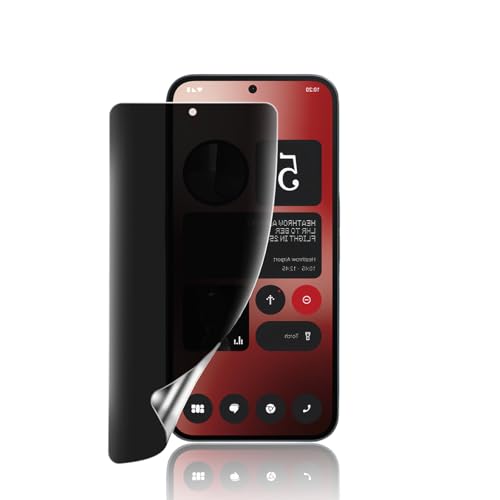 Nothing Phone 2A 保護フィルム 覗き見防止 [ガイド枠付き] TPU 浮き防止 / 気泡レス / キズ修復 / 浮き防止 / / ケースに干渉しない / 全面保護 Nothing Phone 2A 保護フィルム [指紋認証対応 1枚入り] 送料無料